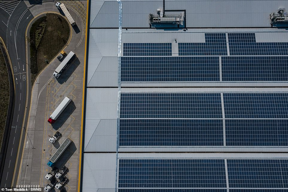 The World’s Largest Warehouse Solar Panels on the Roofs - 5