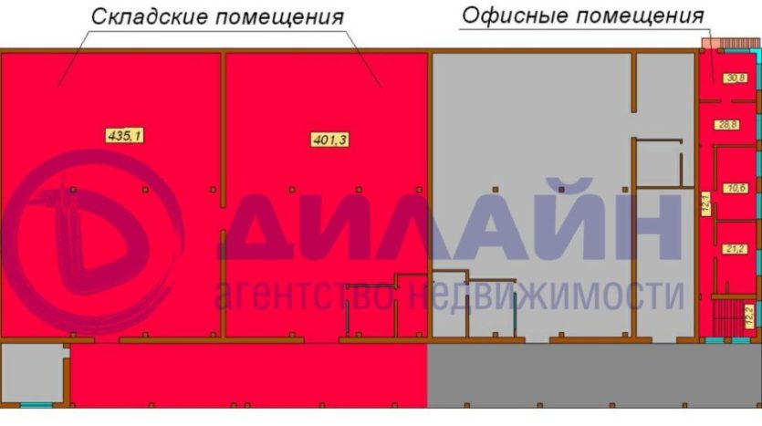 Rent - Warm warehouse, 866 sq.m., Zaporozhye - 2