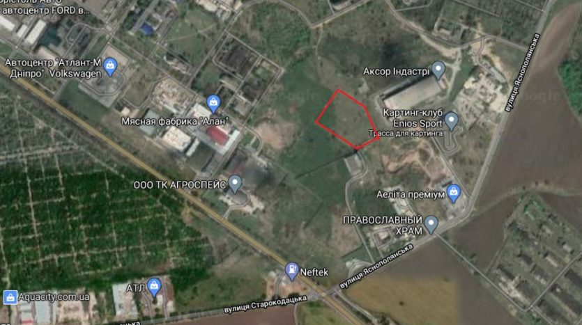 Sale - Land plot, 2000 sq.m., city of Dnipro